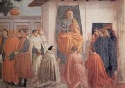 Fra Filippo Lippi Masaccio,St Peter Enthroned with Kneeling Carmelites and Others Sweden oil painting artist